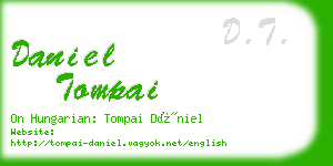 daniel tompai business card